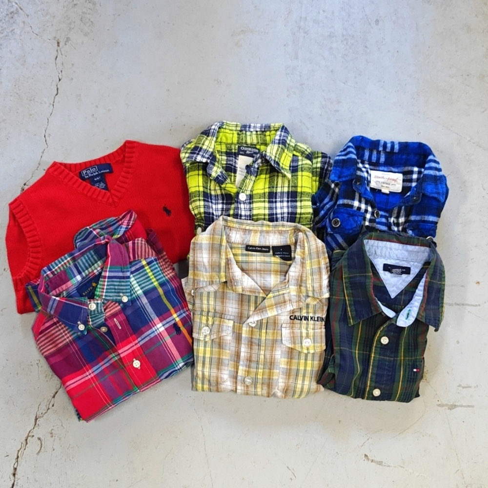 Boys Shirt and Vest set 4